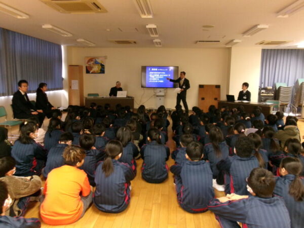 １/20（火）「薬物乱用防止教室」