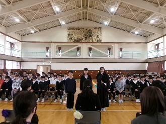 2/27(金)　謝恩式